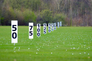 ゴルフ　アプローチ　距離感　練習　比率